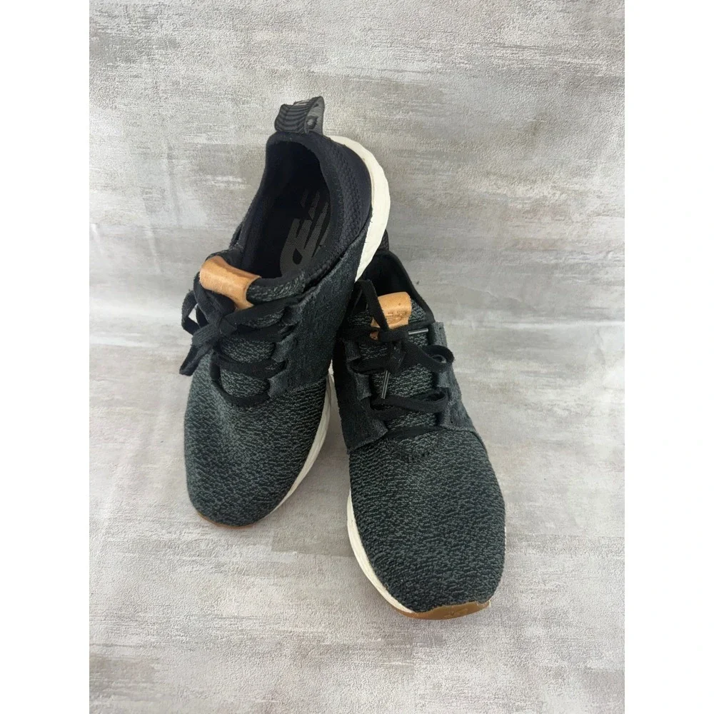New Balance Fresh Foam Cruzv1 Reissue Black Grey WCRZRRB Women 7B Running Shoes